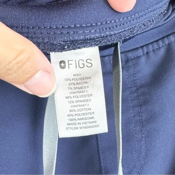 Figs Navy Blue Track Pants - Picture 12 of 16